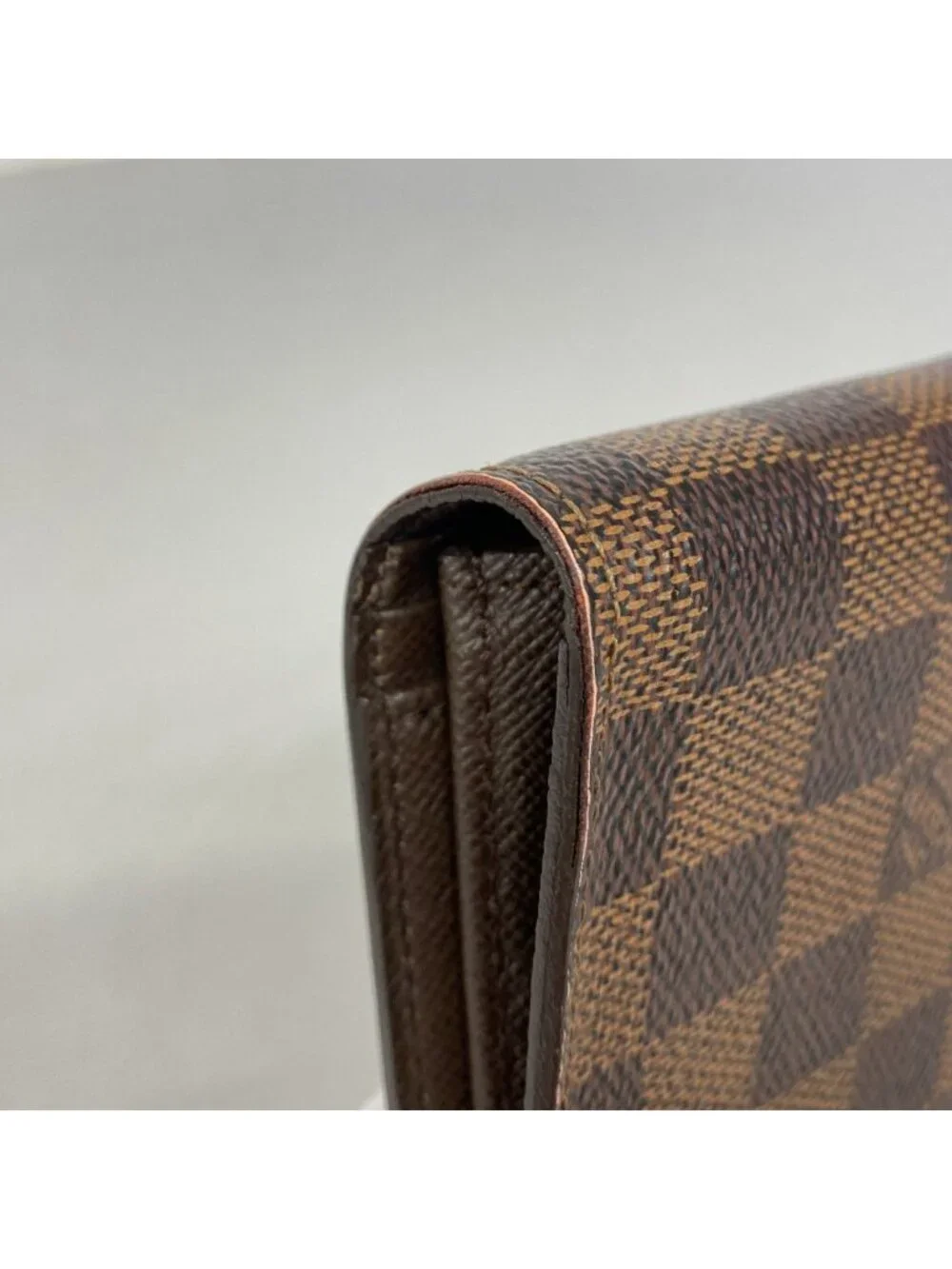 Louis Vuitton Wallet Damier Portefeuille Brazza Ebene